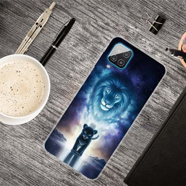 Deco Samsung Galaxy A12 5G etui - løve Multicolor
