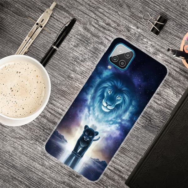 Deco Samsung Galaxy A12 5G kotelot - Leijona Multicolor