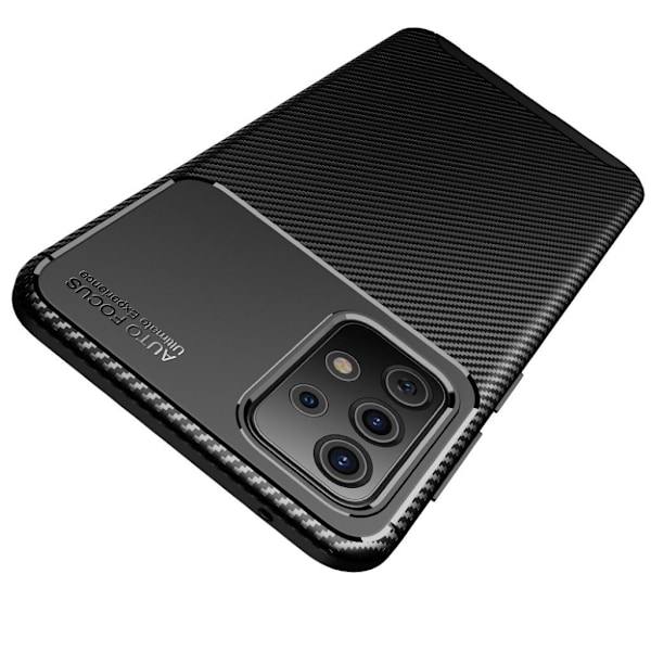 Carbon Shield Samsung Galaxy A52 5G etui - sort Black