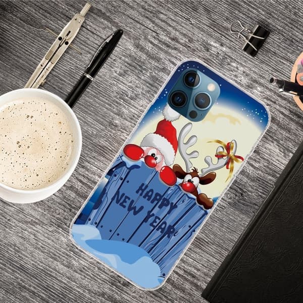 Joulu iPhone 13 Pro Max tapauksessa - Kuu Multicolor