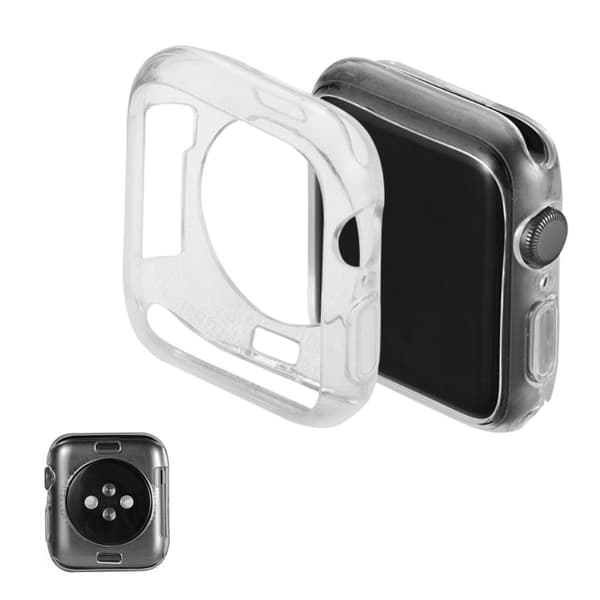 Apple Watch Series 5 40mm simple silikone etui - Transparent Transparent