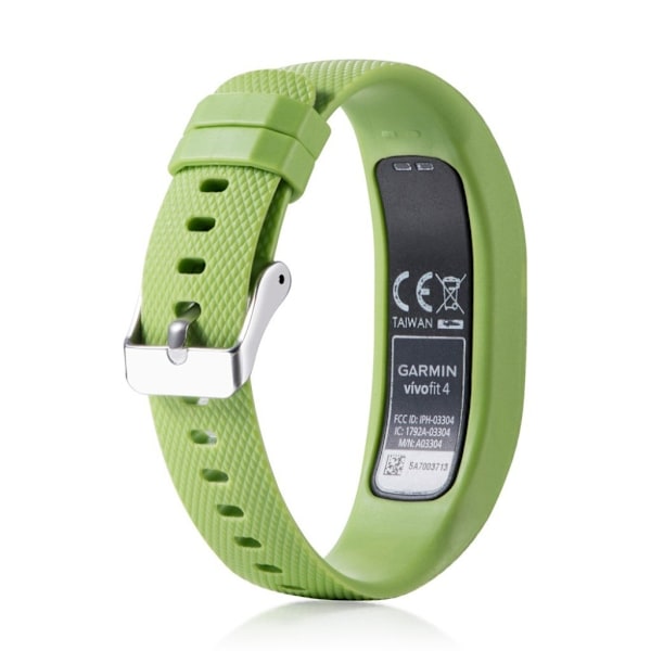 Garmin Vivofit 4 klockarmband träningsklocka i TPE och TPU material halkfri textur - Grön och storlek S Grön