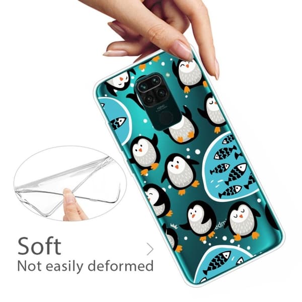 Deco Xiaomi Redmi Note 9 deksel - Pingvin White