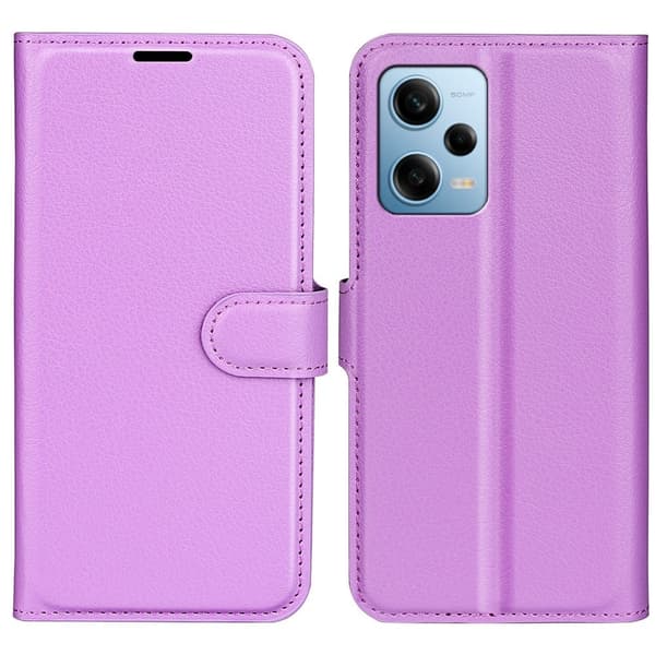 Classic Xiaomi Redmi Note 12 Pro Flippetui - Lilla Purple