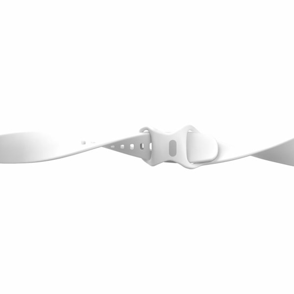 Fitbit Versa 3 / Sense silikonarmbånd - Hvit Størrelse: L White
