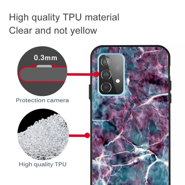 Imagine Samsung Galaxy A72 5G Etui - Klinkekule Mønster Multicolor