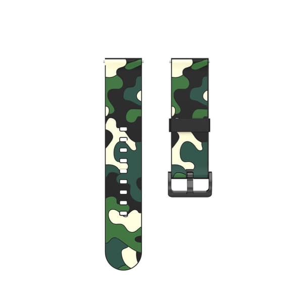 22mm Universal stealthy camouflage stil urrem - Camouflage Grøn Green