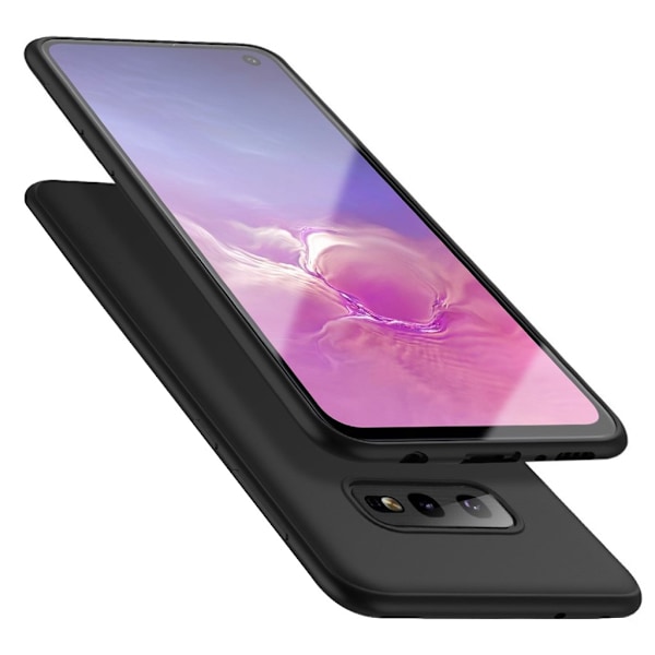 X-LEVEL Samsung Galaxy S10e mat etui - Sort Black