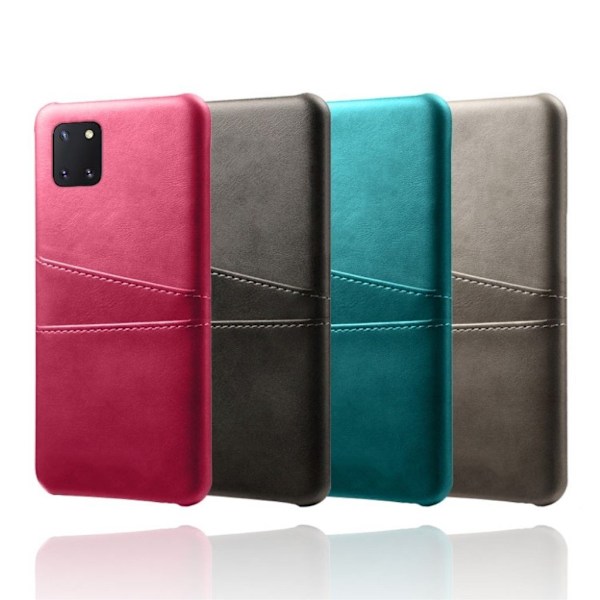 Dual Card kuoret - Samsung Galaxy Note 10 Lite - Musta Black