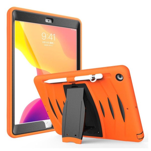 iPad 10.2 (2019) holdbar silikone etui - Orange Orange