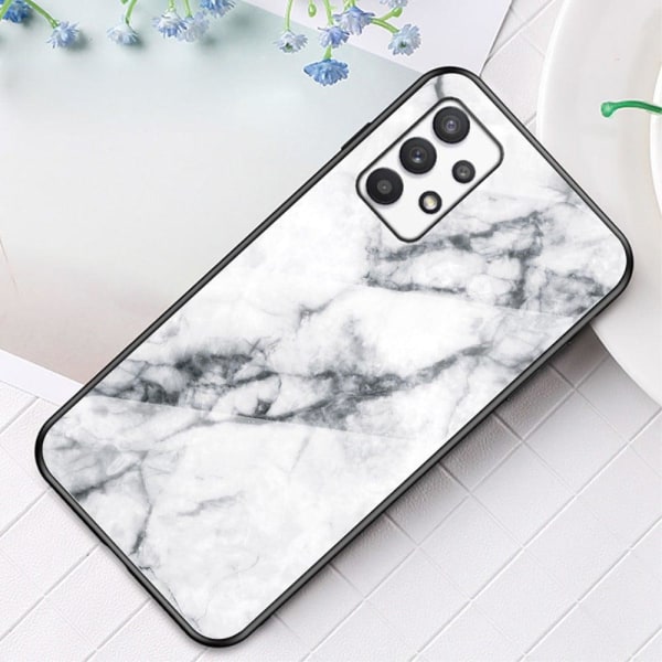 Fantasy Marble Samsung Galaxy A53 5G Cover - Hvid Marmor White