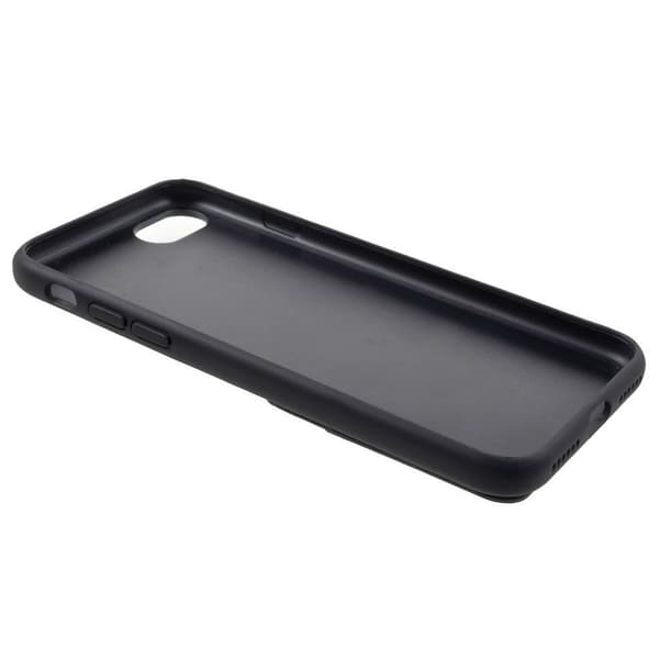 iPhone 7 / 8 læderetui i retrostil - Grå Silver grey