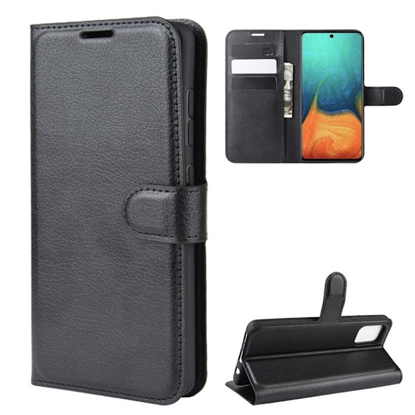 Classic Samsung Galaxy A71 flip case - Sort Black