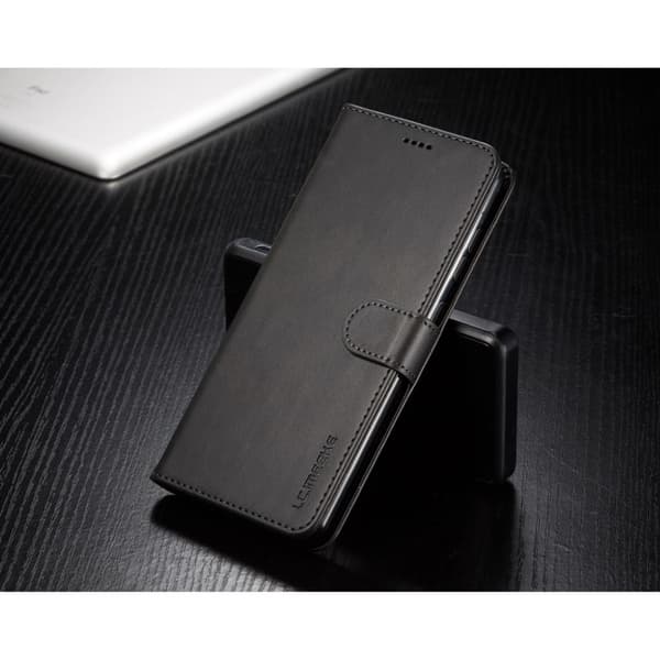 LC.IMEEKE Samsung Galaxy A31 Flip Etui - Svart Black