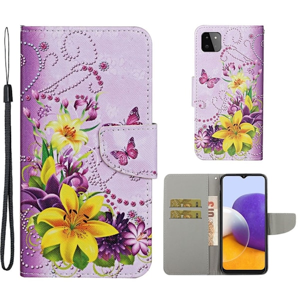 Wonderland Samsung Galaxy A22 5G fodral -Flerfärgad multifärg