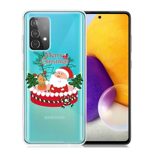 Juletaske til Samsung Galaxy A72 5G - Julemand Og Julemand Multicolor