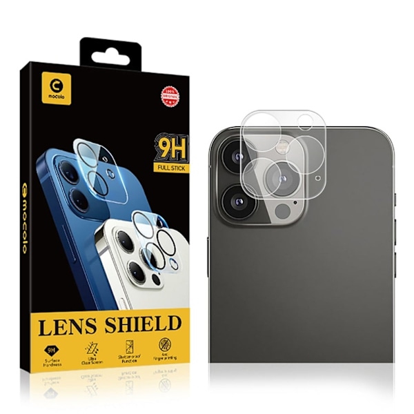 MOCOLO iPhone 13 Pro 9H karkaistu lasi kameran linssin suojus Transparent