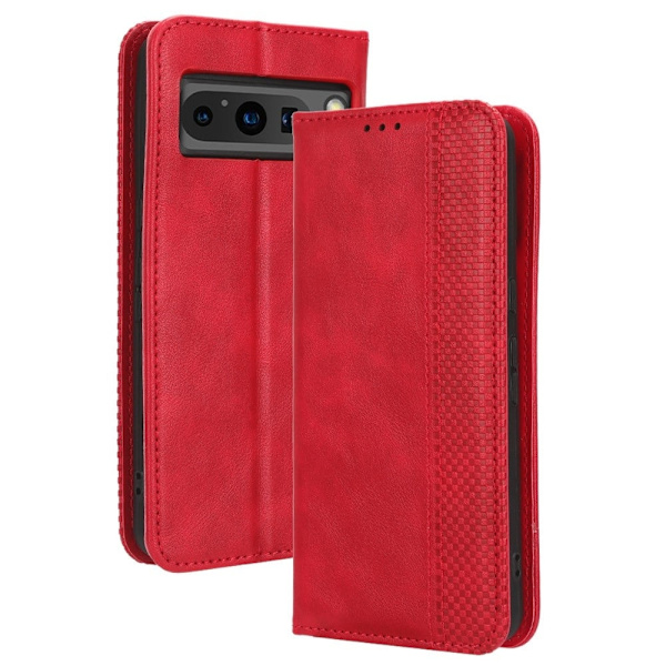 Bofink Vintage Google Pixel 8 Pro Læretui - Rød Red