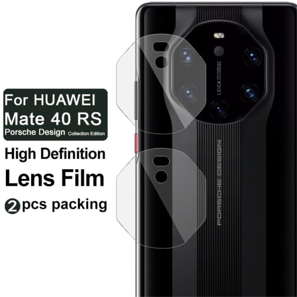 2Pcs IMAK Huawei Mate 40 RS Porsche Design HD tempered glass cam Transparent