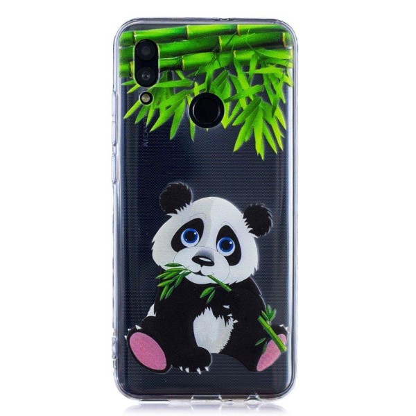 Huawei P Smart 2019 kuosi suojakotelo  - Panda Multicolor