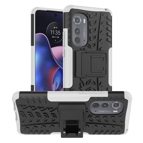 Offroad Etui Motorola Moto Edge 2022 - Hvit White