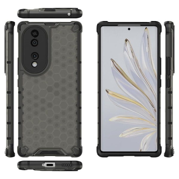 Bofink Honeycomb Honor 70 Pro cover - Sort Black