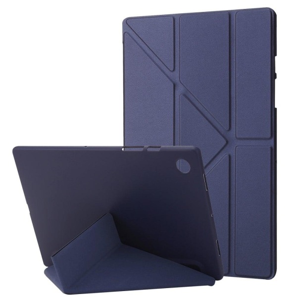 Samsung Galaxy Tab A8 10.5 (2021) silikoneetui i V-foldet stil - Blue