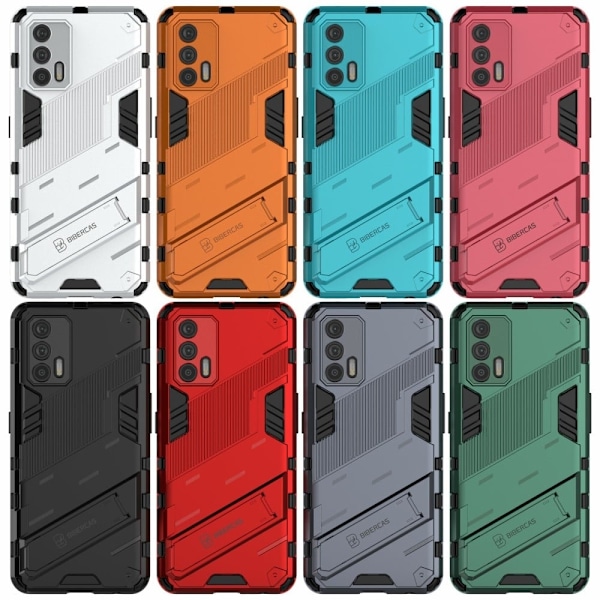 Stødsikker Hybrid Cover med A Moderne Touch til Realme GT 5G - Rød Red