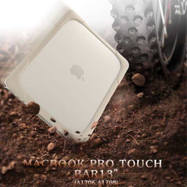 MacBook Pro 13 Touchbar 2 Palainen Läpnäkyvä Hybriidi Koneen Suo Brown