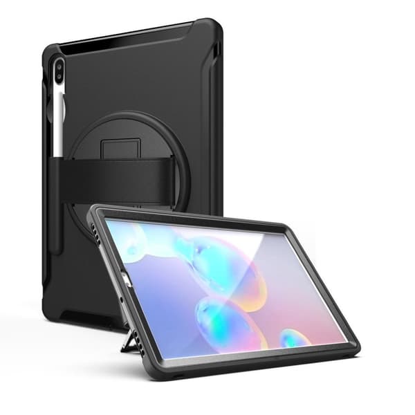 Samsung Galaxy Tab S6 360 drejelig kombo etui - Sort Black