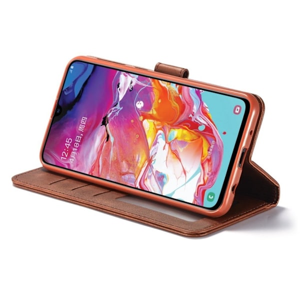LC.IMEEKE Samsung Galaxy A10 Flip Etui - Kaffe Brown