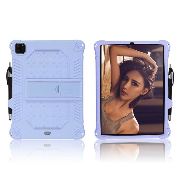 iPad Pro 11 inch (2020) / (2018) solid theme leather flip case - Purple