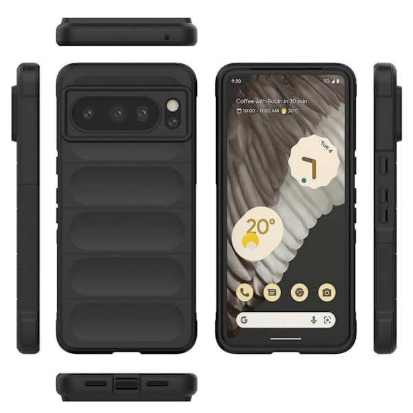 Mjukt greppformat Google Pixel 8 Pro skal - Svart Svart