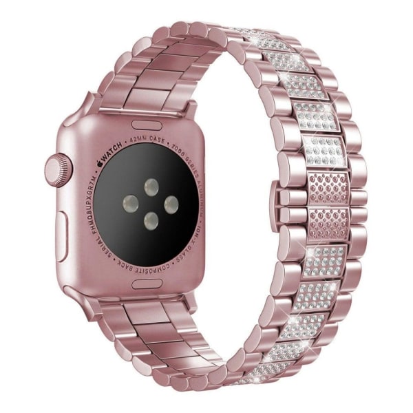 Apple Watch Series 8 (45mm) / Watch Ultra three bead rhinestone Rosa