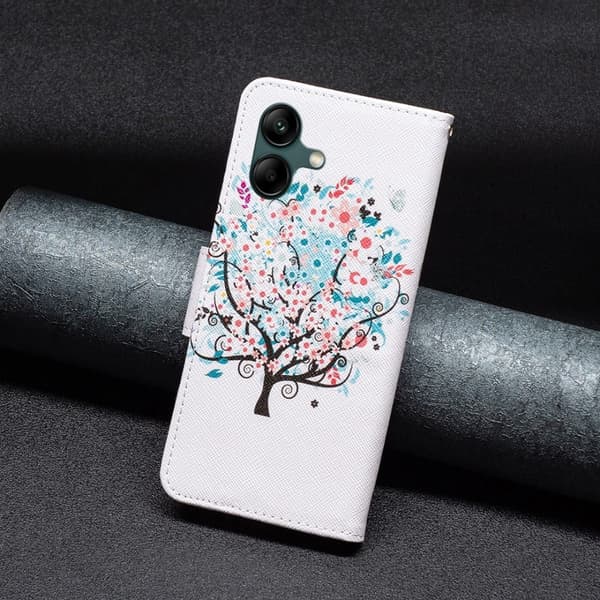 Wonderland Samsung Galaxy A05 Flippetui - Blomst Tre Pink
