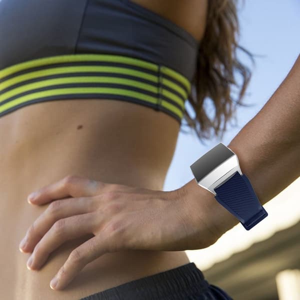 Fitbit Ionic tyylikäs ranneke - Tummansininen Blue