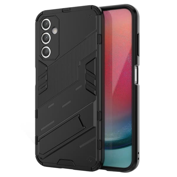 Stødsikker Hybrid Cover med A Moderne Touch til Samsung Galaxy S23 Fe - Sort Black