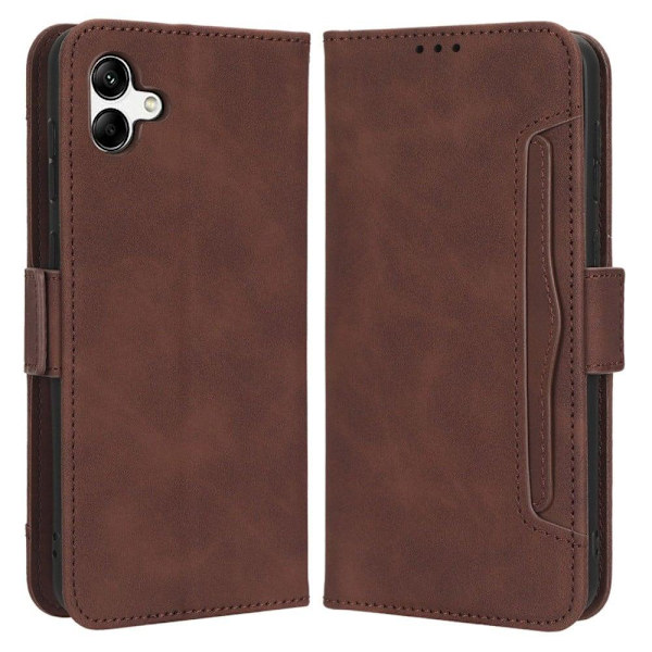 Moderni Nahkalaukku For Samsung Galaxy A04 - Ruskea Brown