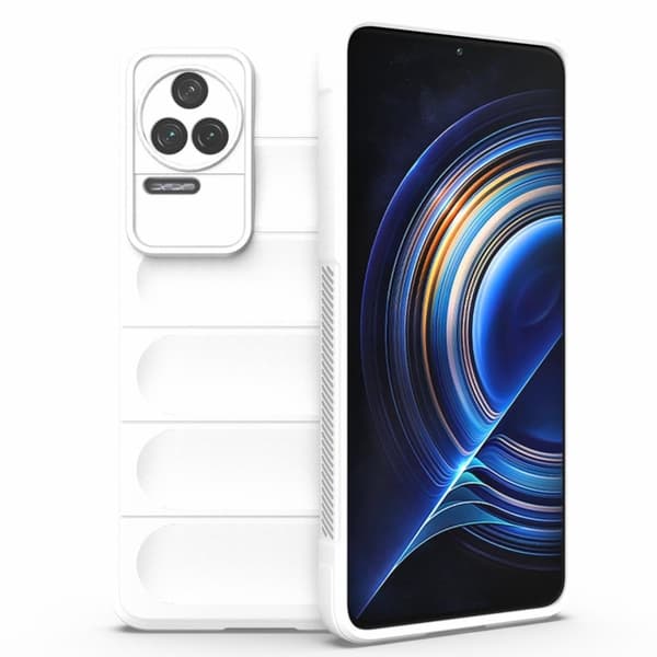 Mjukt greppformat Xiaomi Redmi K50 / Xiaomi Redmi K50 Pro skal - Vit Vit