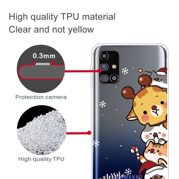 Juletaske til Samsung Galaxy M51 - Dyr Multicolor