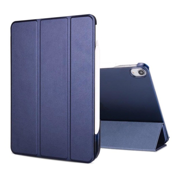 iPad Pro 11 inch (2018) tri-fold leather smart case - Blue Blå