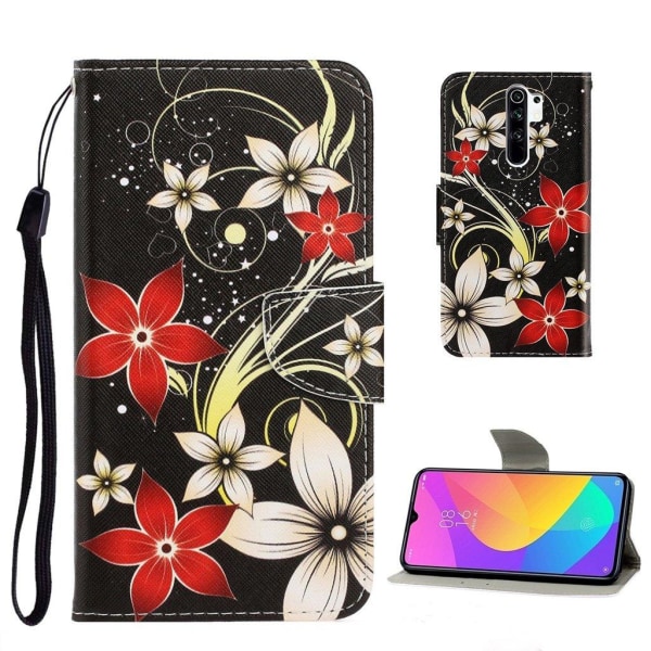 Wonderland Xiaomi Redmi 9 Flip etui - Blomster Multicolor
