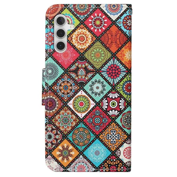 Wonderland Samsung Galaxy A14 Flip Etui - Ethnic Style Multicolor
