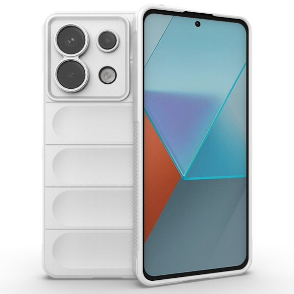 Mjukt greppformat Xiaomi Redmi Note 13 Pro 5G  skal - Vit Vit