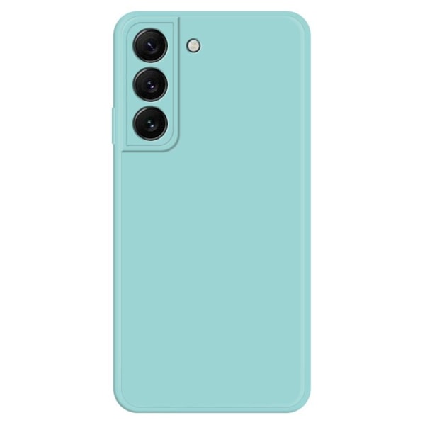 Avfasat gummerat droppskydd för Samsung Galaxy S22 Plus - Cyan Grön