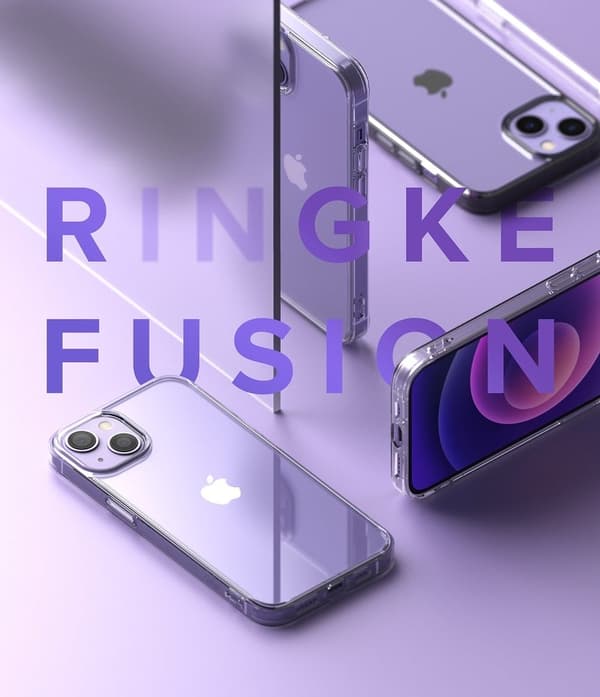 RINGKE FUSION - iPhone 13 - Rök Svart Svart
