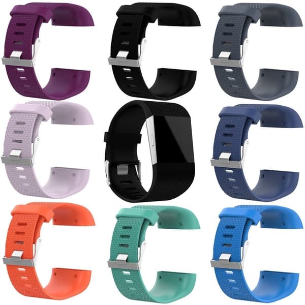 Fitbit Surge Silikone rem Str L - Lyslilla Purple