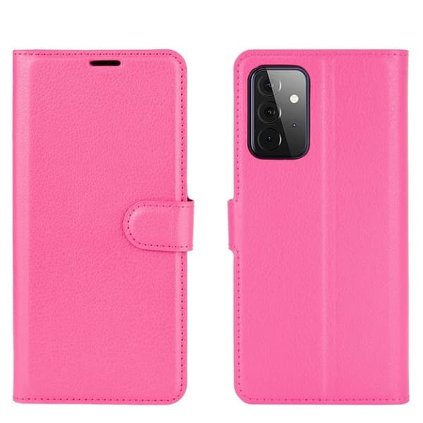 Classic Samsung Galaxy A72 5G Flip etui - Rose Pink