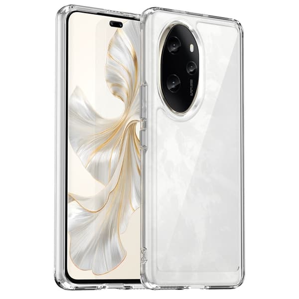 Honor 100 Pro älykäs akryylikansi - Läpinäkyvä Transparent