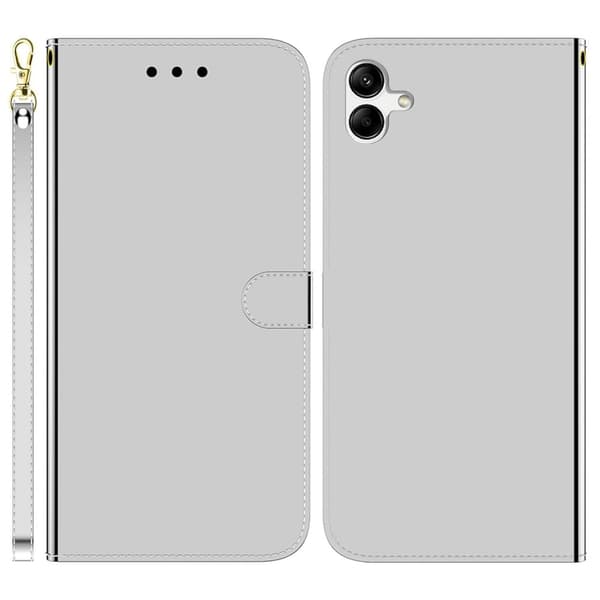Mirror Samsung Galaxy A04 fodral - Silver/Grå Silvergrå